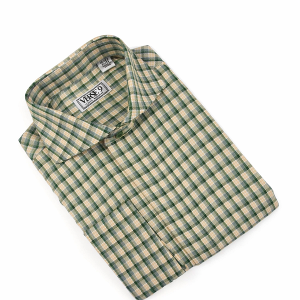 Green & Yellow Check Shirt VERSE 9 Green & Yellow Check Shirt VERSE 9